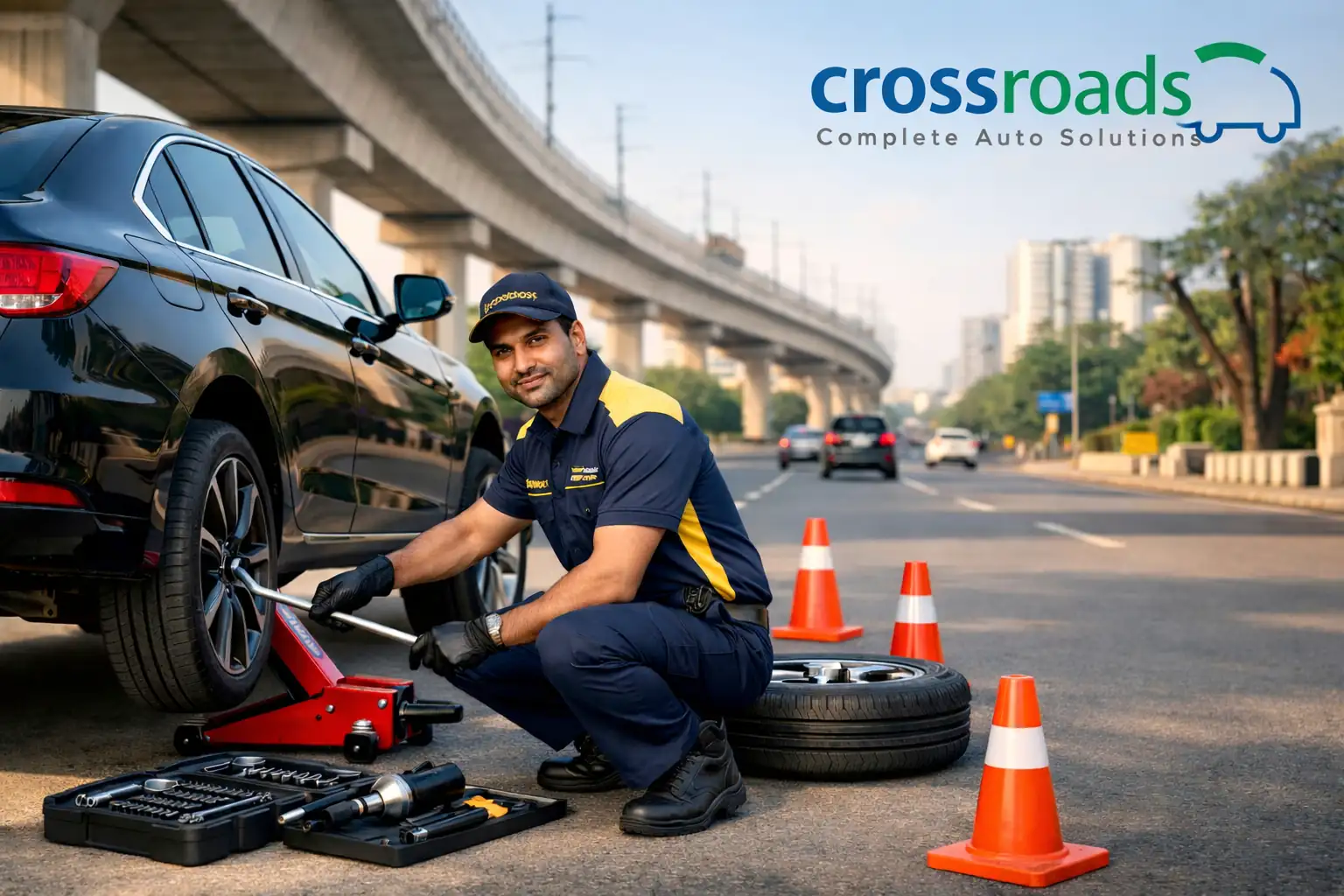24/7 Tyre Puncture Repair Service in Delhi Fast Help