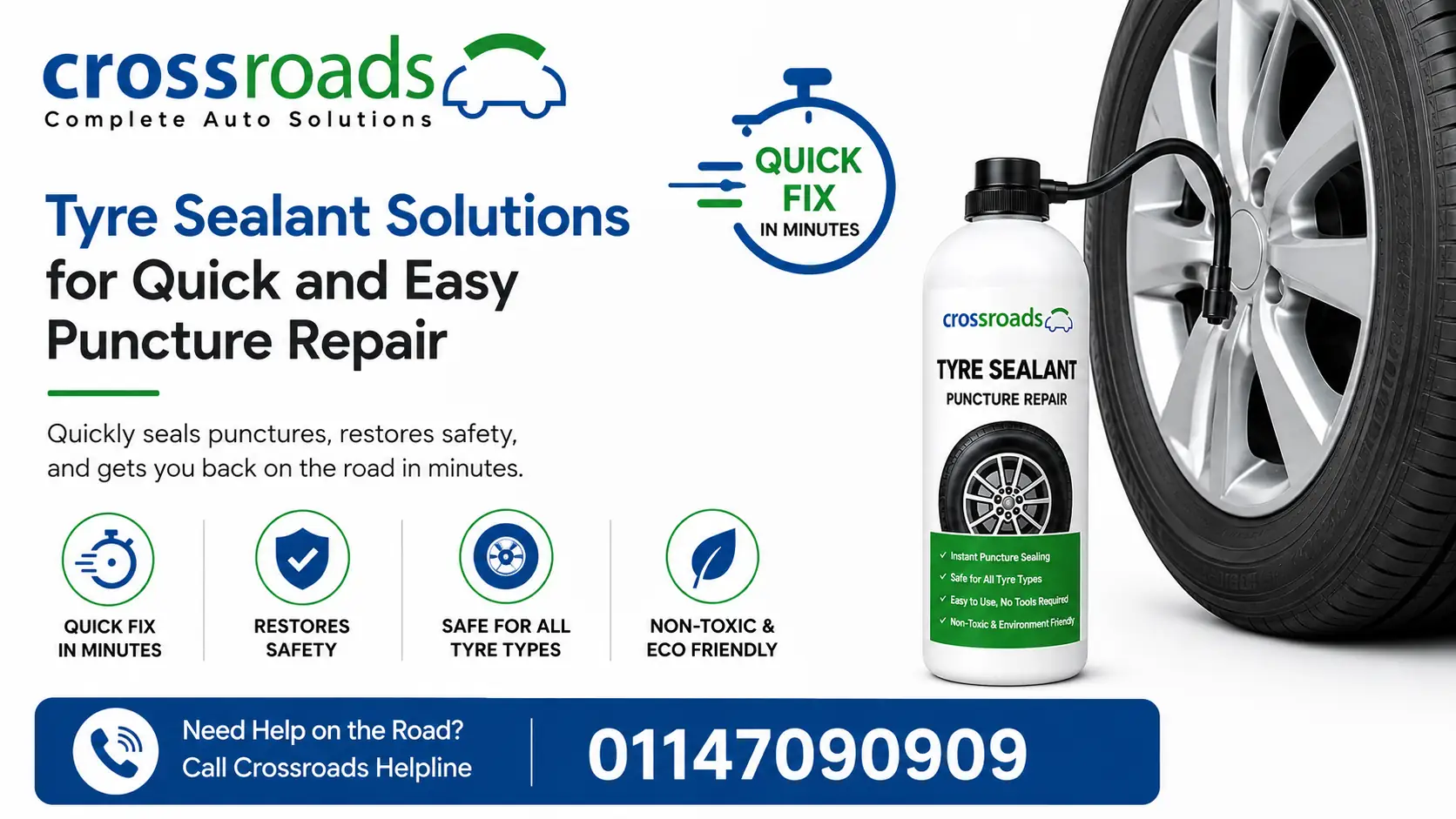 Tyre Sealant Solutions for Quick and Easy Puncture Repair
