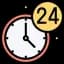 24/7 Customer Support crossroad contact icon