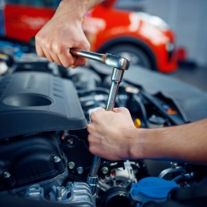 How can I access the service history and maintenance schedule of my car?