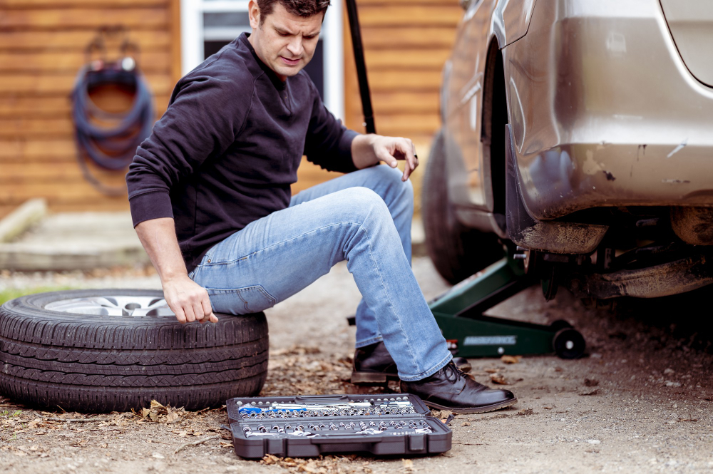 Car Tyre Puncture