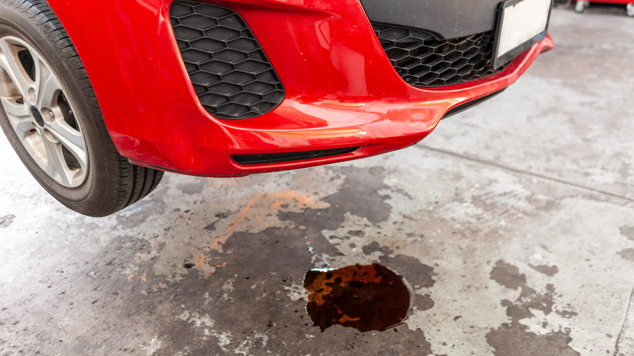 Addressing an Oil Leak Under Car