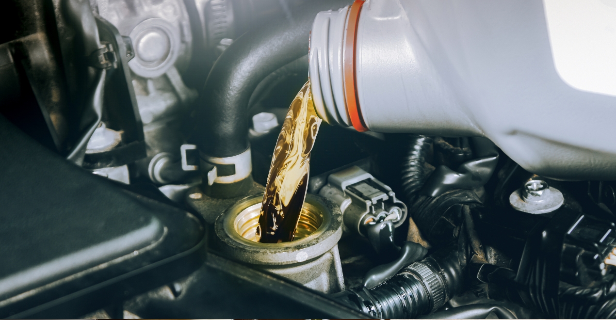 Oil in a Hot Engine