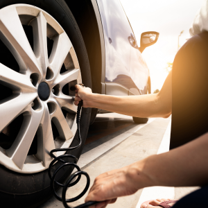 Check fluids and tire pressure