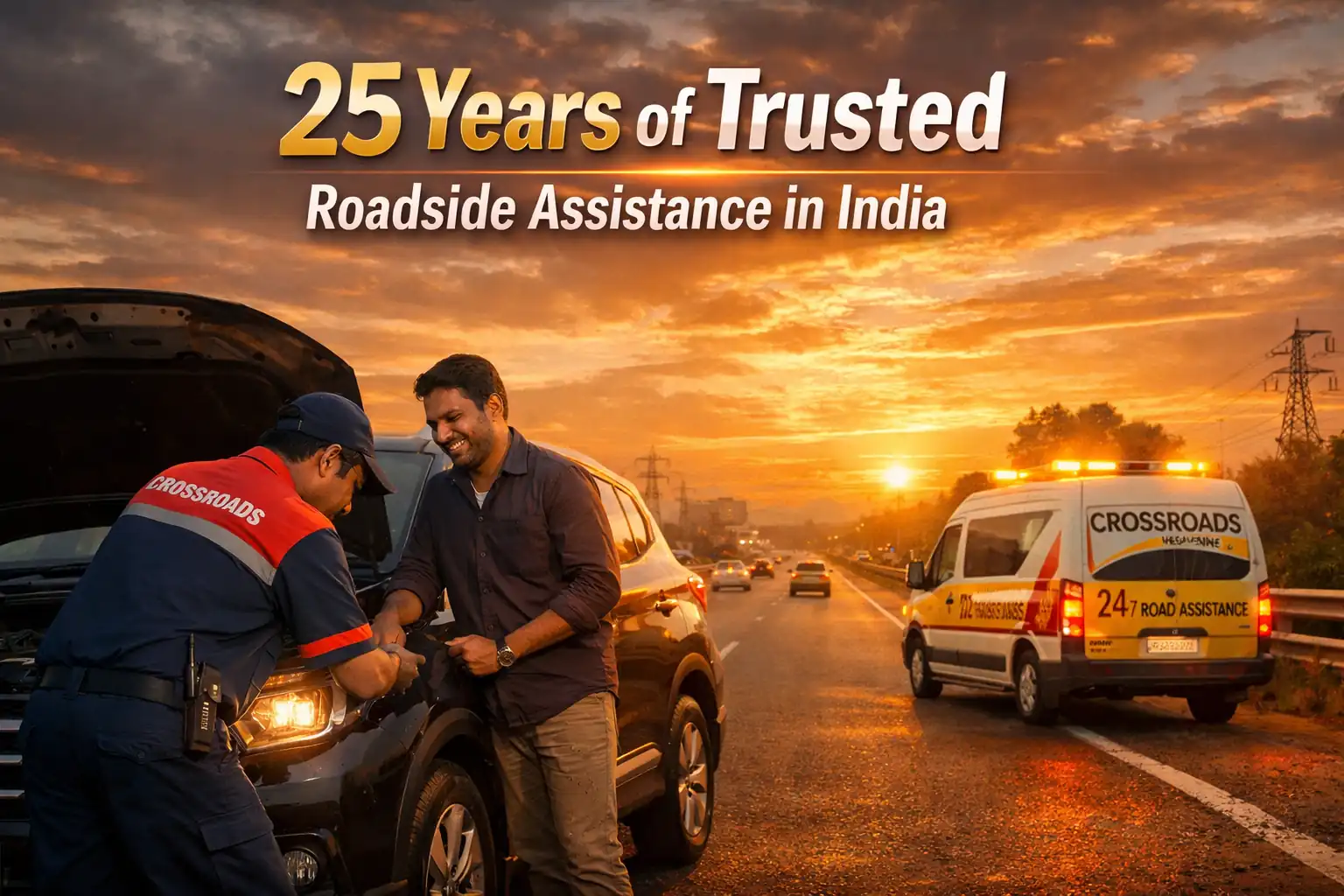 25 Years Roadside Assistance India | Certified &amp; Trusted